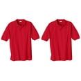 thumbnail image 1 of Hanes ComfortBlend EcoSmart Knit Polo Shirt, Pack of 2, 1 of 1