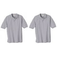 thumbnail image 1 of Hanes ComfortBlend EcoSmart Knit Polo Shirt, Pack of 2, 1 of 1
