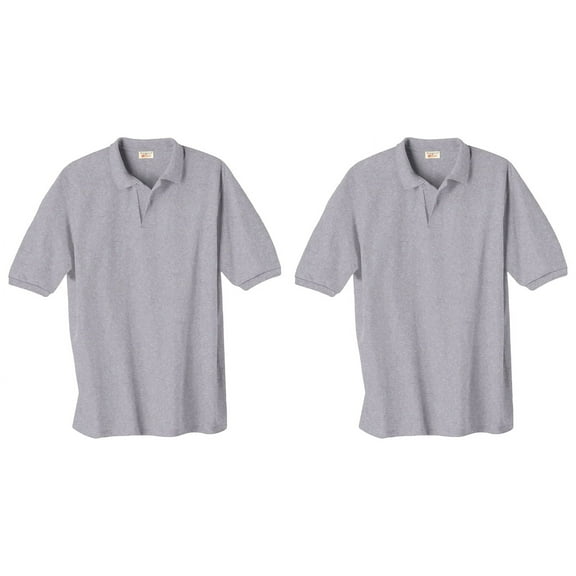 Hanes ComfortBlend EcoSmart Knit Polo Shirt, Pack of 2