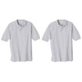 thumbnail image 1 of Hanes ComfortBlend EcoSmart Knit Polo Shirt, Pack of 2, 1 of 1