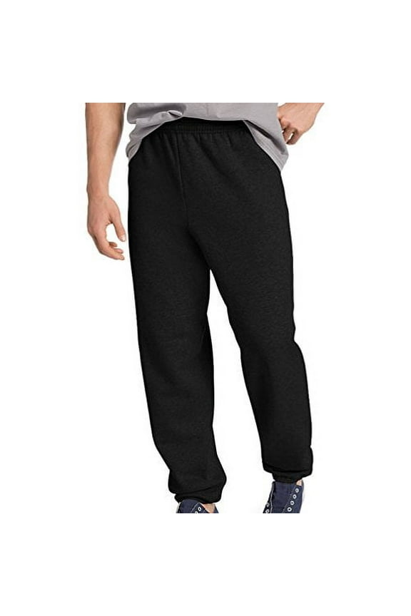 ComfortBlend EcoSmart Men`s Sweatpants - Best-Seller! (Pack of 2) (1 Black / 1 Navy)