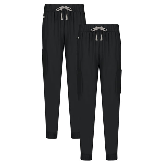 Hanes ComfortFit Stretch Women's Scrub Joggers, 2- Pack