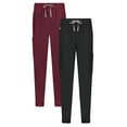 thumbnail image 1 of Hanes ComfortFit Stretch Women's Scrub Joggers, 2- Pack, 1 of 3