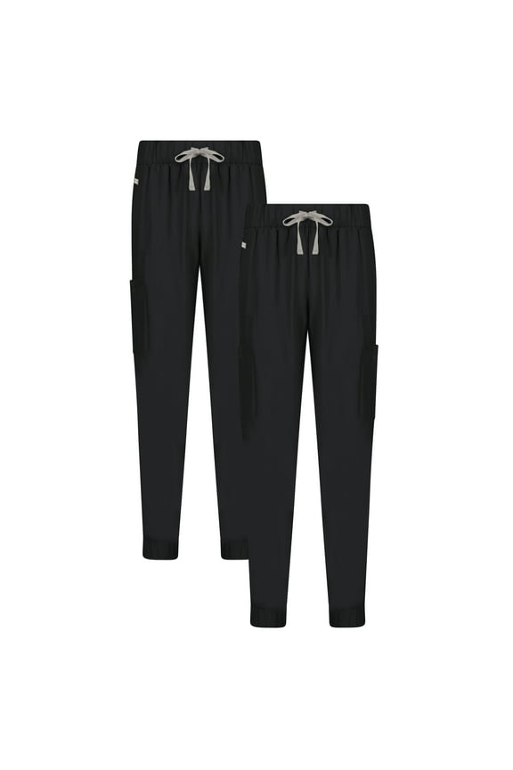 ComfortFit Stretch Women's Scrub Joggers, 2- Pack