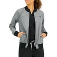thumbnail image 1 of Hanes ComfortFit Stretch Women's and Women's Plus Bomber Scrub Jacket, 1 of 5