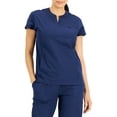 thumbnail image 1 of Hanes ComfortFit Stretch Women's and Women's Plus Mandarin Scrub Top, 1 of 5