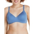 thumbnail image 1 of Hanes Womens No-Show Wireless Bra, Concealing Petals No-Show Bra with Convertible Straps, 1 of 10