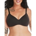 thumbnail image 1 of Hanes Womens No-Show Wireless Bra, Concealing Petals No-Show Bra with Convertible Straps, 1 of 10