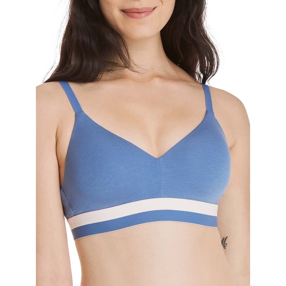 Hanes Womens Wireless Bra, Natural Lift Modal Full-Coverage Bra, Sizes S-2X+ (Plus Sizes Available)