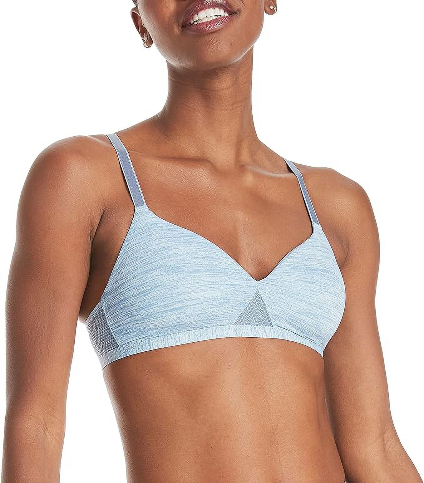 Hanes ComfortFlex Fit Women's Oh So Light Wireless Bra with Comfort Foam, Full-Coverage T-Shirt