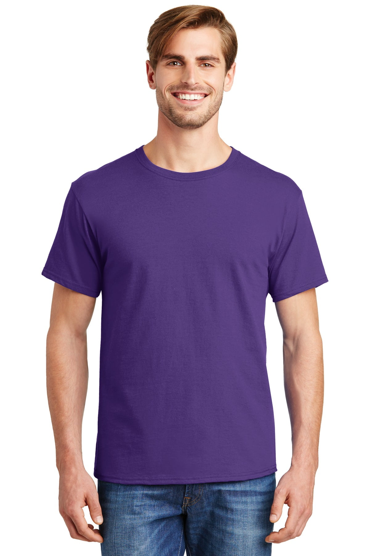 Hanes ComfortSoft 100% Cotton T-Shirt - Walmart.com