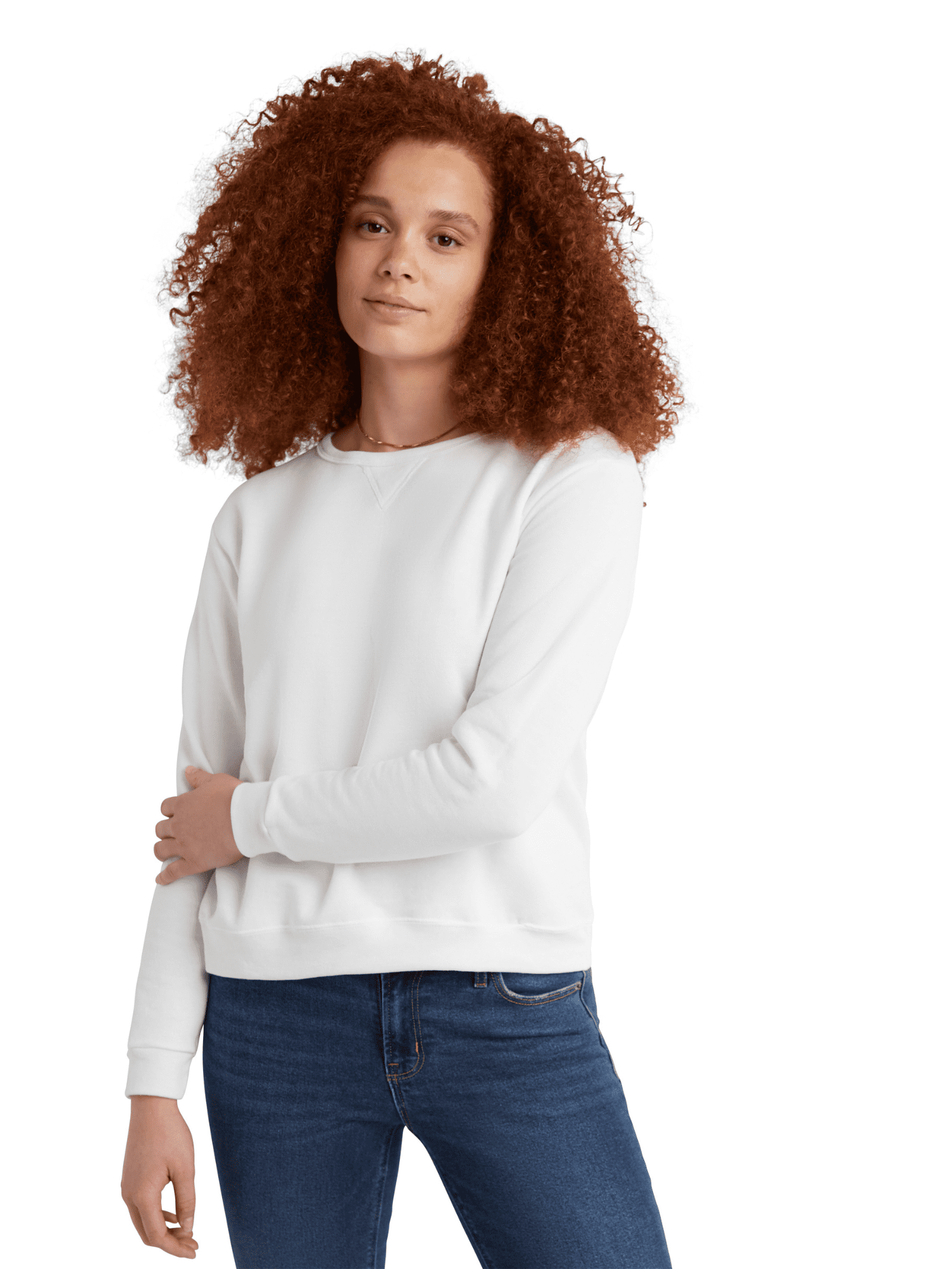 Hanes comfortsoft ecosmart women's crewneck sweatshirt hotsell