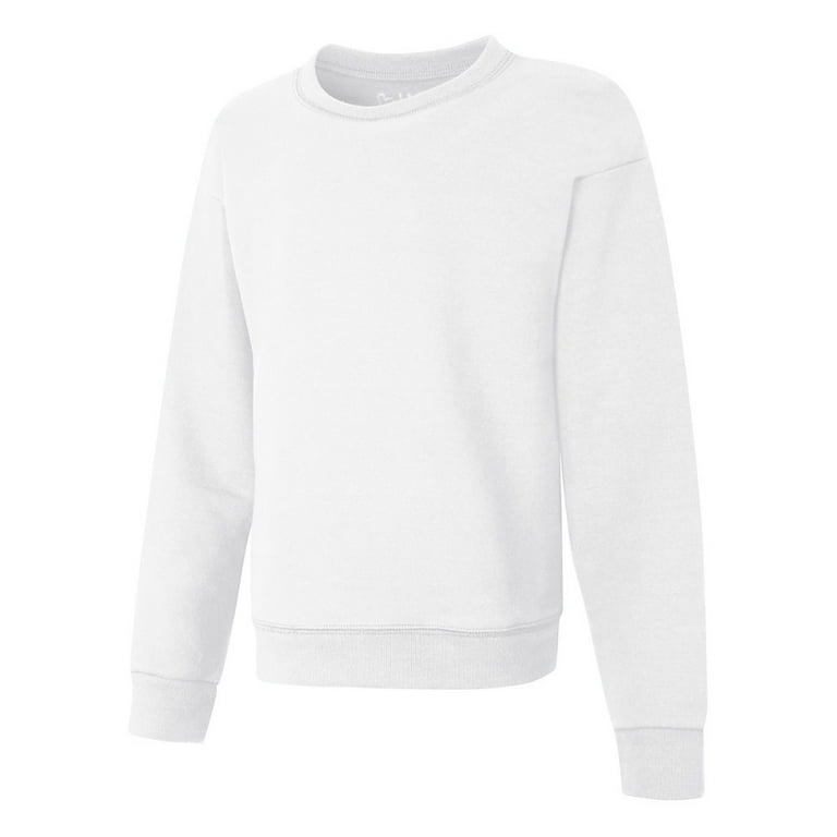 Hanes ComfortSoft EcoSmart Girls Crewneck Sweatshirt OK268 Walmart