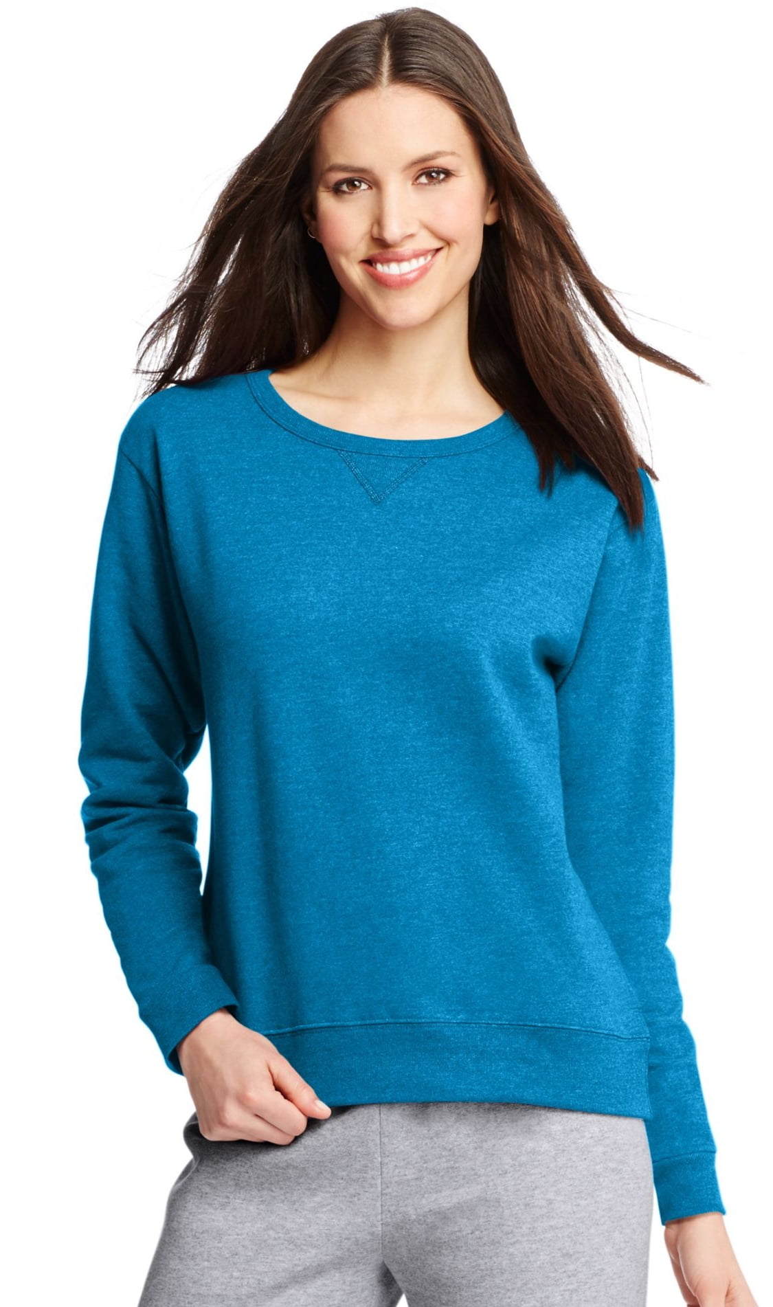 Hanes ComfortSoft EcoSmart® Women #39 s Crewneck Sweatshirt Deep Dive