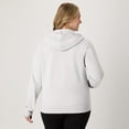 thumbnail image 1 of Hanes EcoSmart Women's Full-Zip Fleece Hoodie White L, 1 of 6