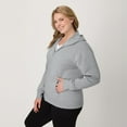 thumbnail image 1 of Hanes EcoSmart Women's Full-Zip Fleece Hoodie, 1 of 6