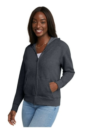 Women s Grey Zip Up Hoodies