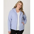 thumbnail image 1 of Hanes Women's and Women's Plus EcoSmart Full-Zip Fleece Hoodie, Sizes XS-4X, 1 of 11