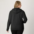 thumbnail image 1 of Hanes EcoSmart Women's Full-Zip Fleece Hoodie Ebony L, 1 of 6