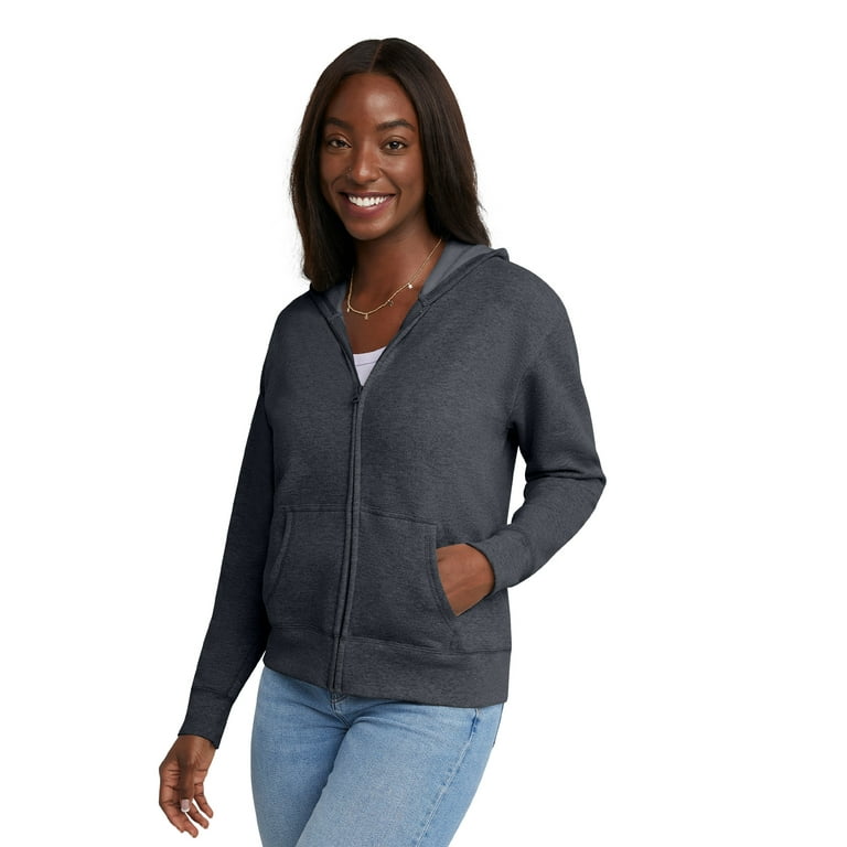 Hanes Women's ComfortSoft Full-Zip Hoodie Sweatshirt