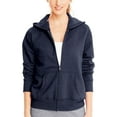 thumbnail image 1 of Hanes EcoSmart Women's Full-Zip Fleece Hoodie, 1 of 3