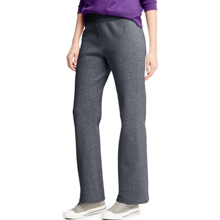 Hanes ComfortSoft EcoSmart Women's Open Bottom Fleece Sweatpants