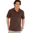 thumbnail image 1 of Hanes ComfortSoft Men`s Cotton Pique` Polo - Best-Seller, XL, Brown, 1 of 1