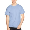 thumbnail image 1 of Hanes Comfortblend Short Sleeve 50/50 Crewneck T-Shirt, Light Blue, Medium, 1 of 1
