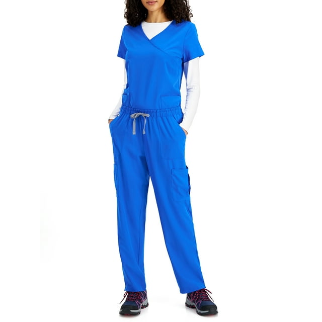 Hanes Comfortfit Stretch 3 Piece Scrub Set with Women's and Women's