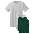 thumbnail image 1 of Hanes Comfortsoft Short Sleeve T - DEEP FOREST - Large (Pack of 4) (2 Ash / 2 Deep Forest), 1 of 1