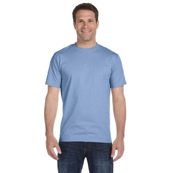 Hanes Comfortsoft Short Sleeve T - DEEP ROYAL - Large (Pack of 4) (2 Light Blue / 2 Deep Royal)