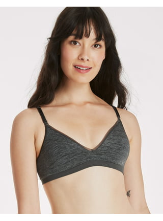  Hanes Girls' Seamless ComfortFlex Fit Cozy Pullover Bra 2-Pack,  Asphalt/BLK, Small: Clothing, Shoes & Jewelry