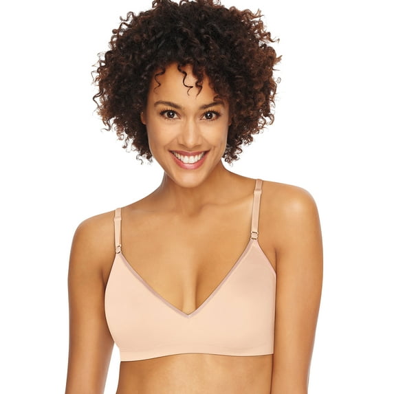 Hanes Comfy Support Women's Convertible Wireless T-Shirt Bra Comfort Flex Fit MHG795