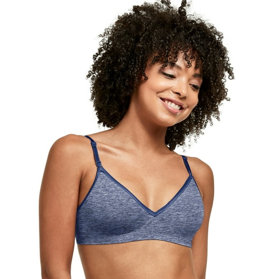 Hanes Comfy Support Women's Convertible Wireless T-Shirt Bra Comfort Flex Fit MHG795