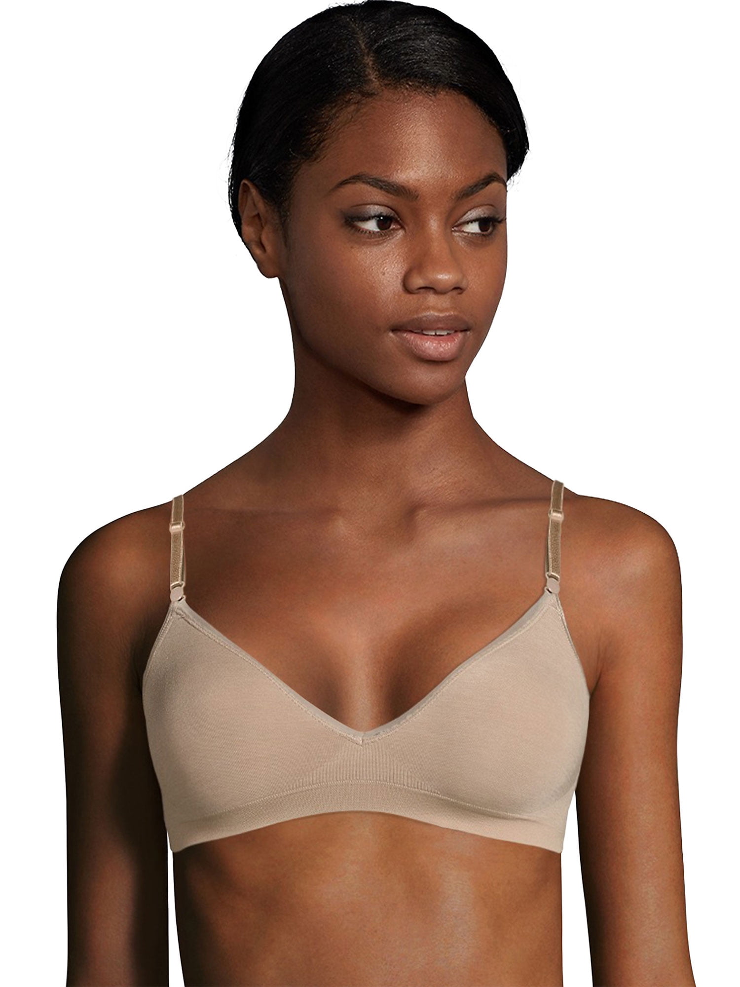 Hanes Comfy Support Women's Convertible Wireless TShirt Bra Comfort