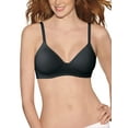 thumbnail image 1 of Hanes Concealing Petals Wirefree Bra Black 34B Women's, 1 of 2