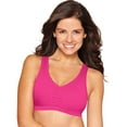 thumbnail image 1 of Hanes Constant Comfort Women's Bralette Pack, X-Temp, ComfortFlex Fit, 2-Pack Heather Grey/Fuchsia Purple L, 1 of 4