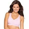 thumbnail image 1 of Hanes Constant Comfort Women's Bralette Pack, X-Temp, ComfortFlex Fit, 2-Pack White/Pink XL, 1 of 4