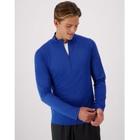 Hanes Cool DRI Men's Quarter-Zip UPF 40 Lightweight Pullover (Deep Royal in various sizes)