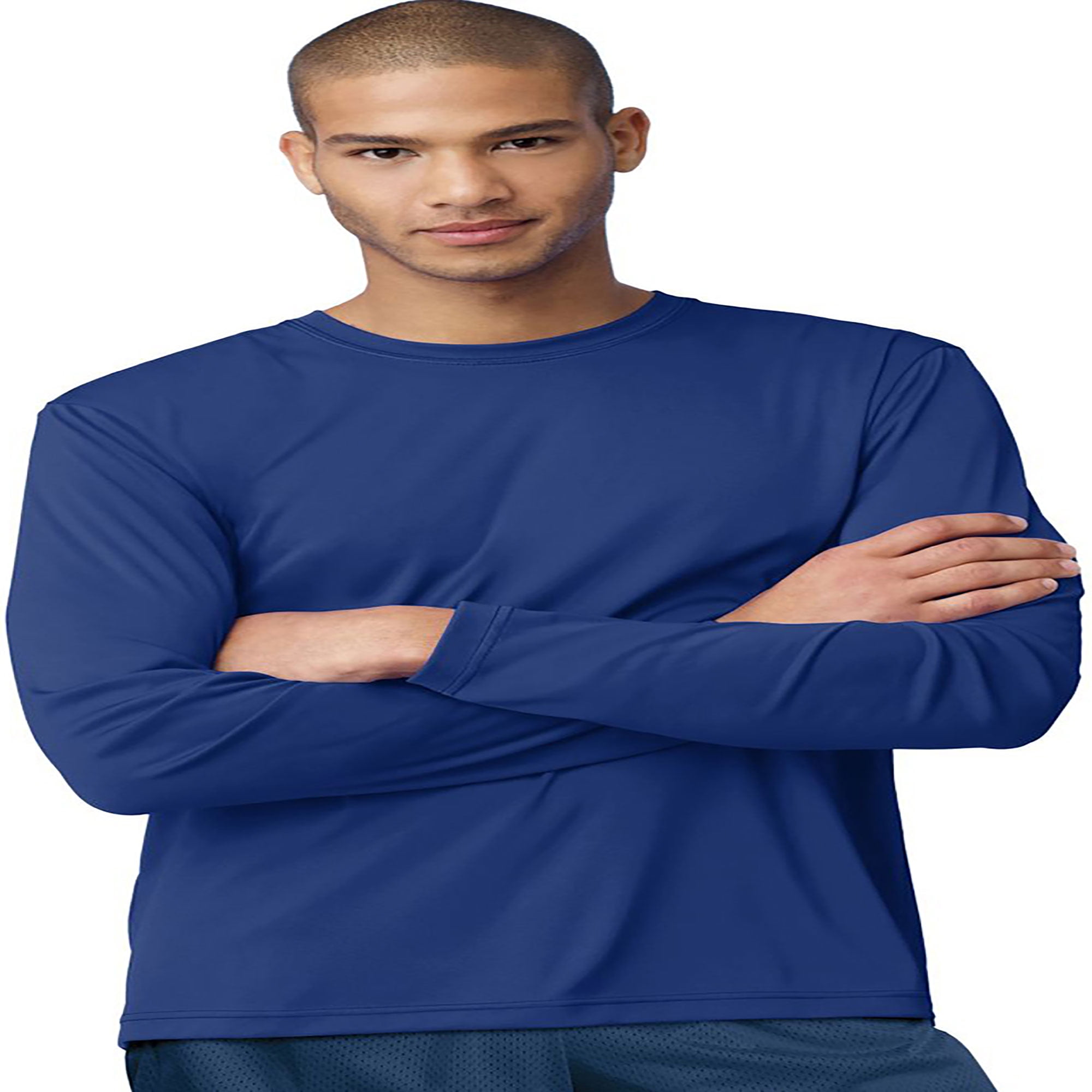 Cool Dri Performance T Shirt Hanes Cool DRI Performance Men's Long Sleeve T- Shirt - Moisture Wicking, UPF 50+, Black Dry Fit Long Sleeve Men