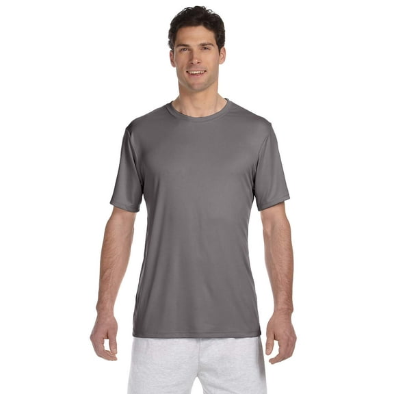 Hanes - Cool DRI Performance T-Shirt - 4820, Graphite, XL, Pack Of 2, Hanes Mens T-Shirts