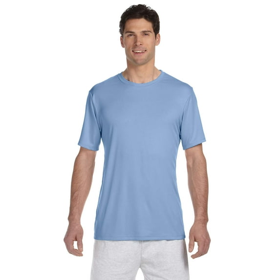 Hanes - Cool DRI Performance T-Shirt - 4820, Light Blue, L, Pack Of 2, Hanes Mens T-Shirts