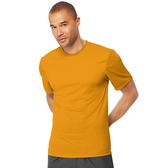 Hanes Cool DRI® TAGLESS® Men's T-Shirt 4820 - Gold Size S