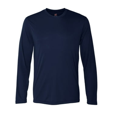 hanes dri fit long sleeve shirts