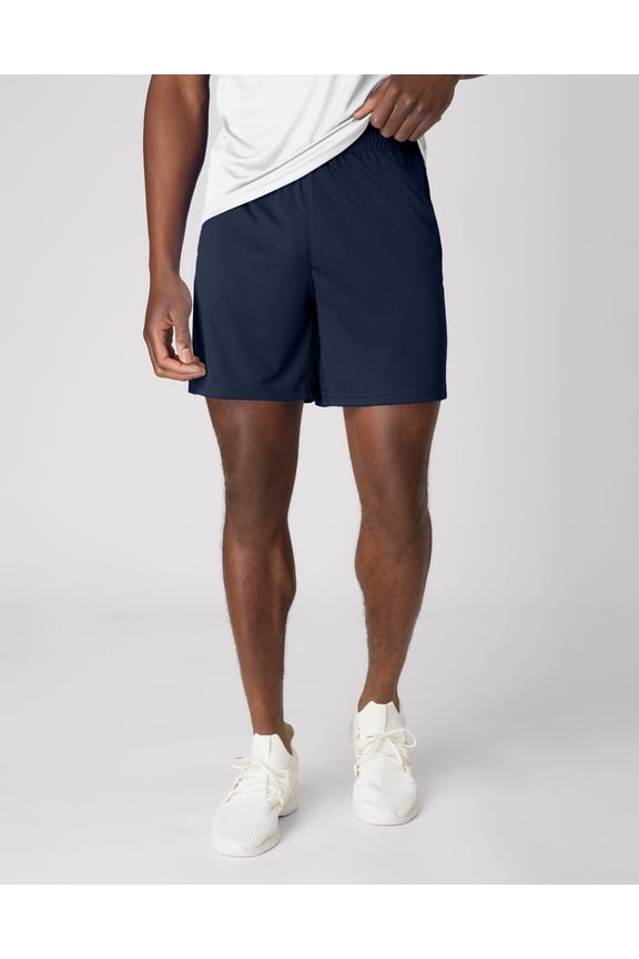 CoolDRI Men's Shorts, 5-Pack, 7" Black/Charcoal/Graphite/Navy/Black M