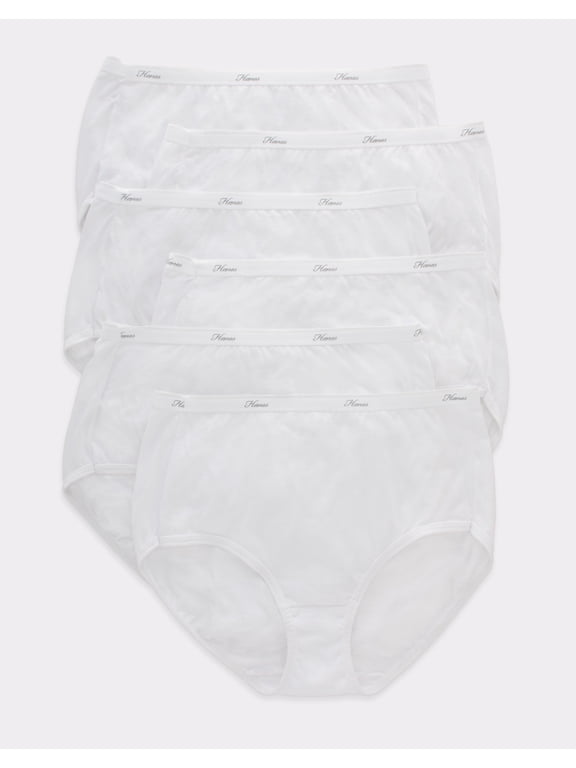 Cotton Brief Underwear 6-Pack Moisture-Wicking Women's