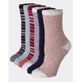 thumbnail image 1 of Hanes Cozy Crew Socks 6-Pack Women's Soft Fluffy Comfy sz 5-9 4 Color Choices, 1 of 5