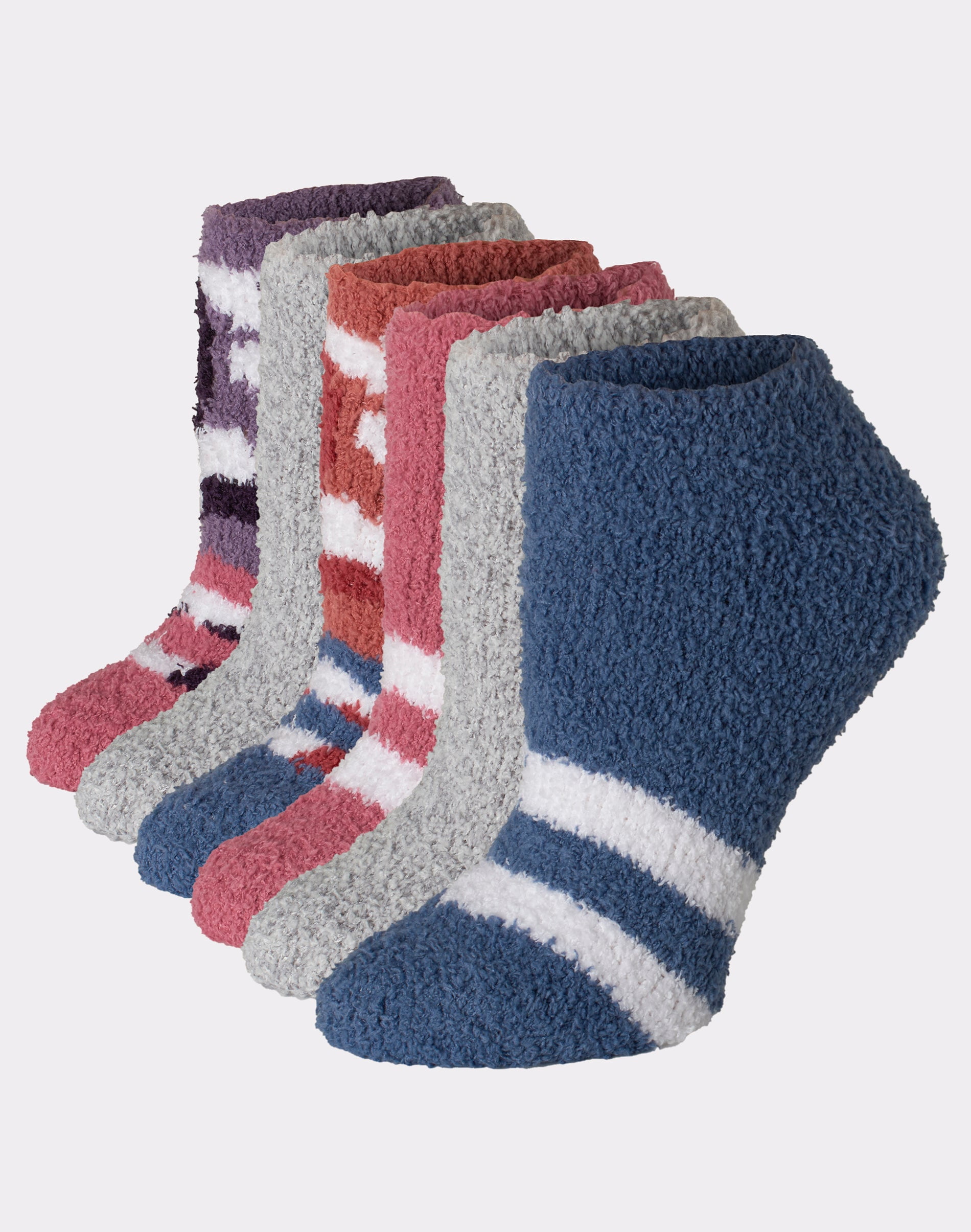 Hanes Cozy No Show Women’s Socks, Assorted, 6-Pack Athletic Stripe/Camo ...