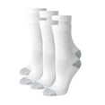 thumbnail image 1 of Hanes Crew Socks 6 Pack  Women Cool Comfort Mid Calf Cushioned Cotton Blend Wick, 1 of 6