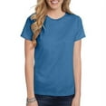 thumbnail image 1 of Hanes Crewneck T-Shirt (5680) Denim Blue, XL, 1 of 2